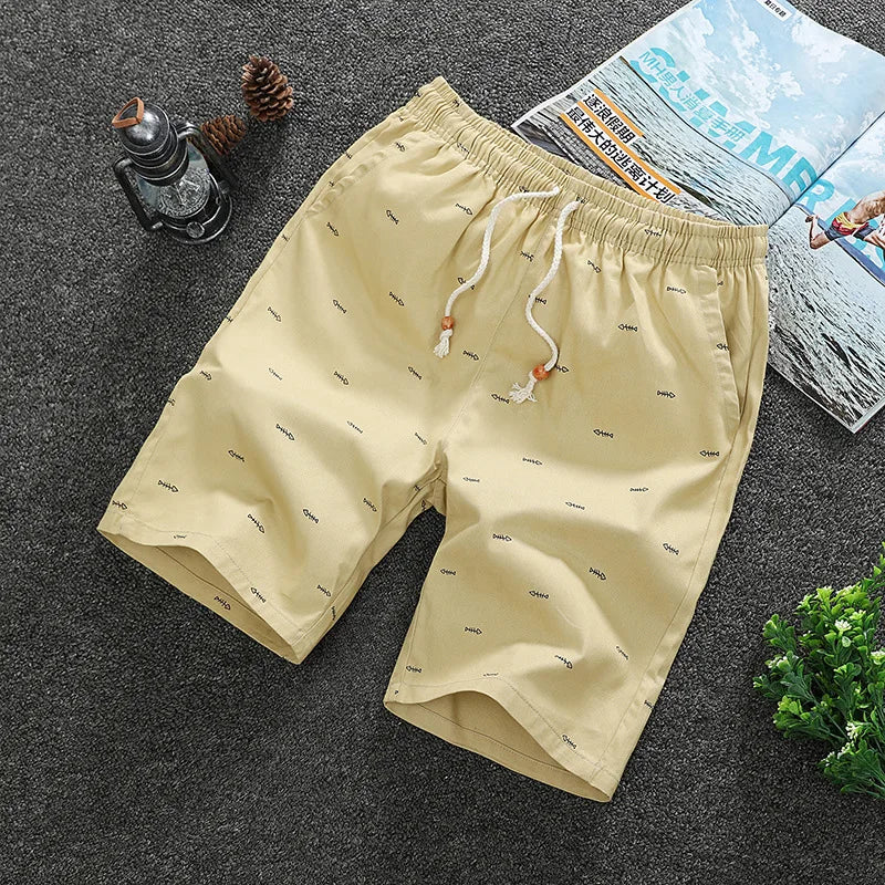 2023 Summer Outdoor New Breathable Casual Beach Shorts Loose  Fashion Exercise Gym Running Shorts Men Cotton Streetwear Jogger | 3