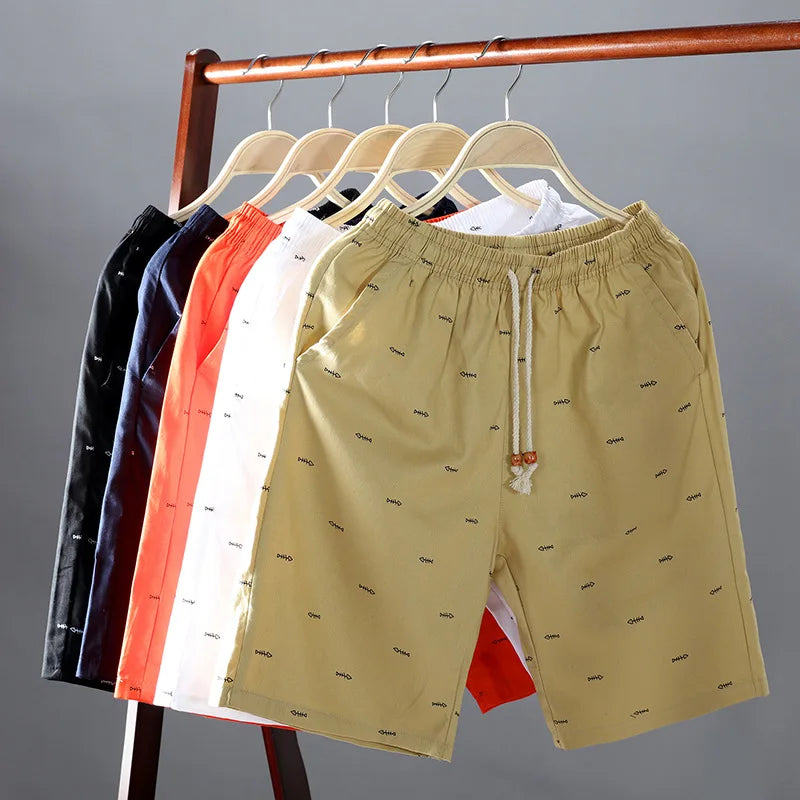 2023 Summer Outdoor New Breathable Casual Beach Shorts Loose  Fashion Exercise Gym Running Shorts Men Cotton Streetwear Jogger | 1
