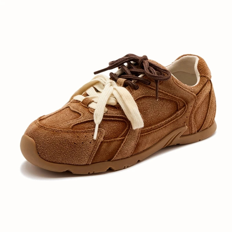 AIYUQI Women Sneakers New Genuine Leather Retro German Training Shoes Women Winter Velvet Fur Flat Casual Shoes Women | 4