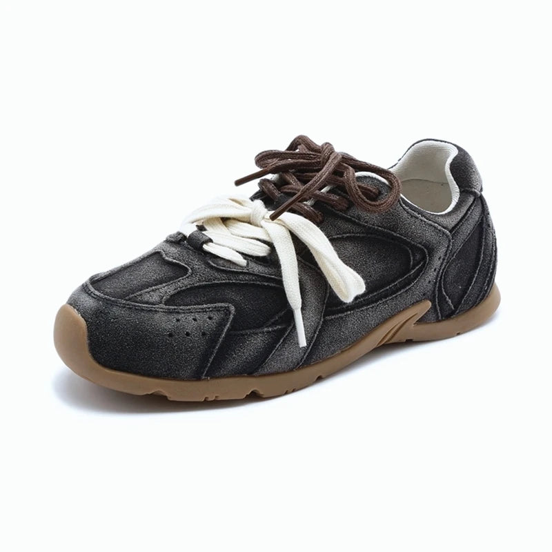 AIYUQI Women Sneakers New Genuine Leather Retro German Training Shoes Women Winter Velvet Fur Flat Casual Shoes Women | 3