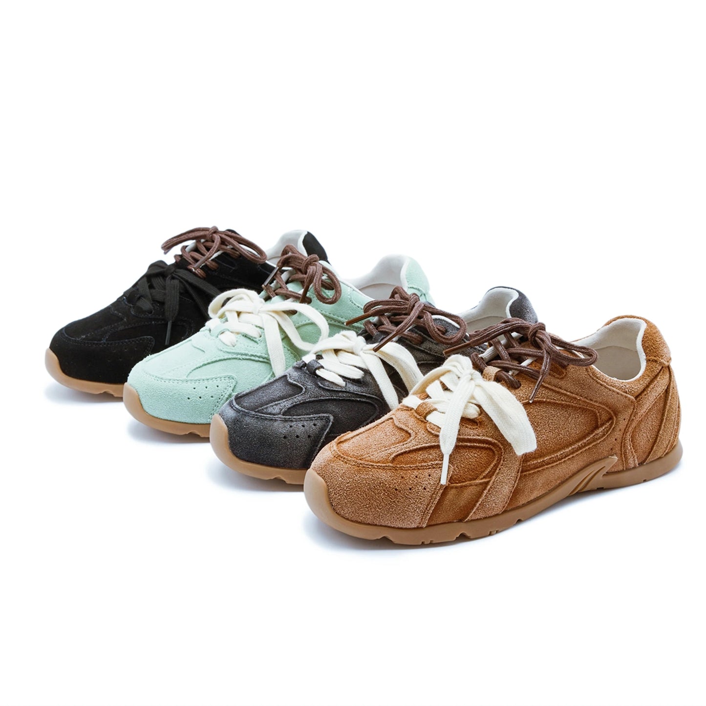 AIYUQI Women Sneakers New Genuine Leather Retro German Training Shoes Women Winter Velvet Fur Flat Casual Shoes Women | 1